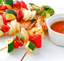 Catering in progress